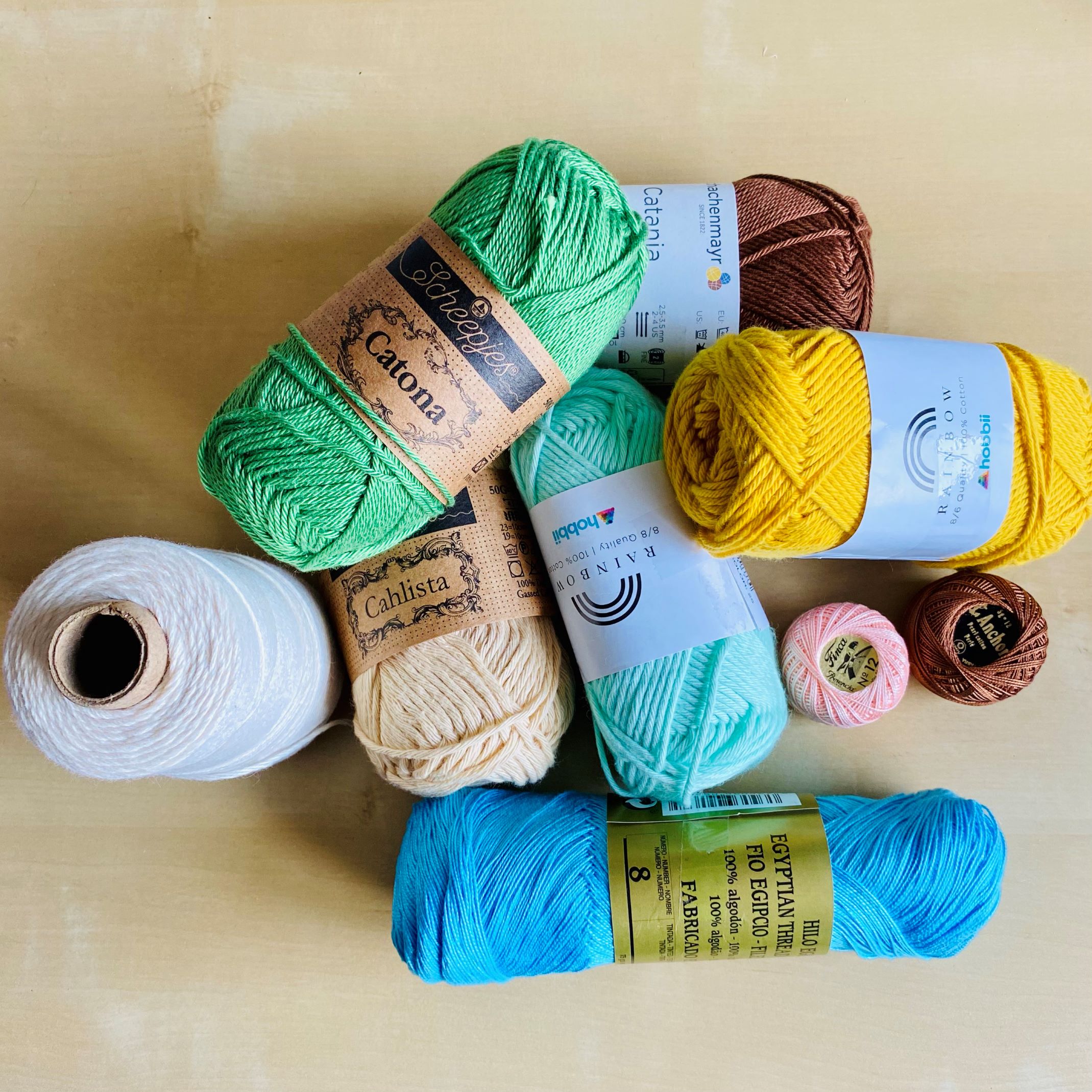 Tipos de hilo para crochet y amigurumi: ¿Hilo Mercerizado o No